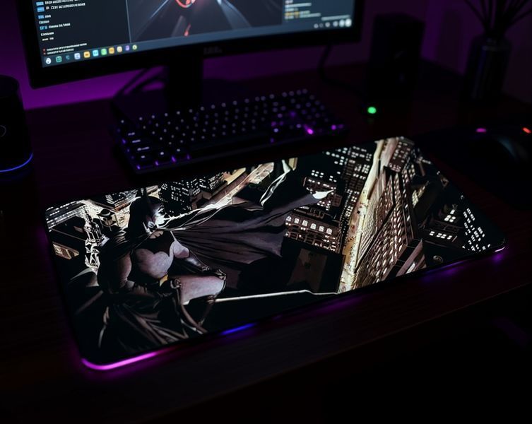 Килимок для миші Work Place DC БЕТМЕН з принтом у стилі DC
