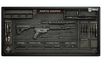 Килимок для чищення зброї 900х400мм Work Place мм Parts Keeper Layout (органайзер для деталей) BT-0318 фото