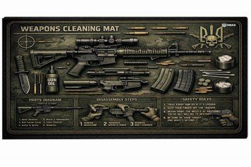 Килимок для чищення зброї 900х400 мм Work Place Weapons Cleaning Mat (Тактичний) BT-0520 фото