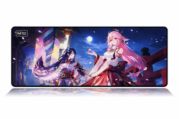 Большой коврик для мышки Work Place Shop Anime Геншин Импакт Яэ Мико и Сёгун Райдэн 955643632 фото