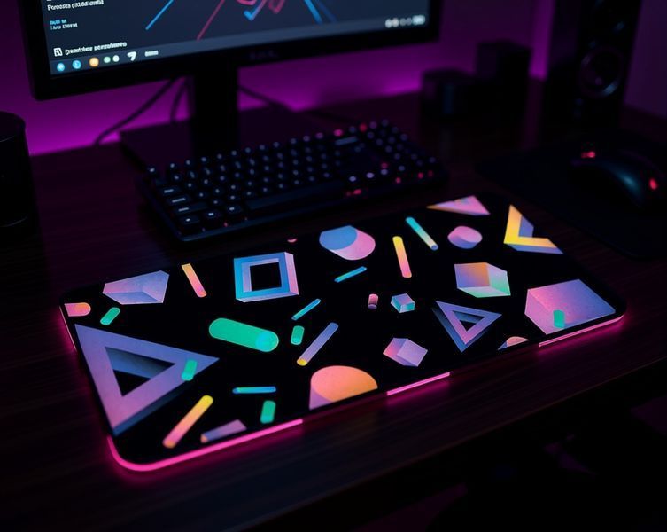 Килимок для миші Work Place GAME 3D PS PC з ігровим 3D-принтом