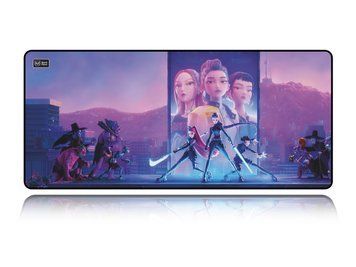Великий килимок для миші Work Place Shop Kpop Demon Hunters &mdash; стильний desk mat для фанатів K-pop та аніме стилю