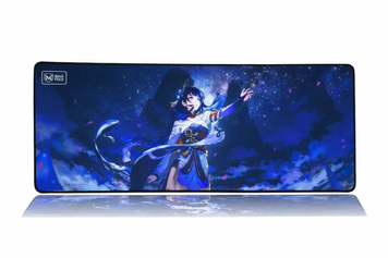 Великий килимок для миші Work Place Shop Anime Ґеншін Імпакт Шьоґун Райден з аніме-принтом