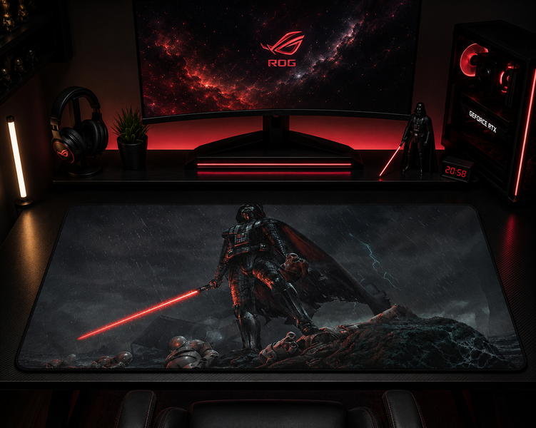Великий килимок для миші Work Place SW STARWARS SITH DARTH VADER для фанатів космічної саги