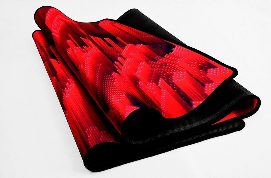 Ігрова поверхня Work Place GAME 3D RED MAT 300x500 мм з ефектним геймерським принтом та гладкою поверхнею