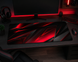 Ігровий desk mat Work Place GAME RED GLASS 90 &mdash; яскравий red neon стиль для сучасного геймерського сетапу
