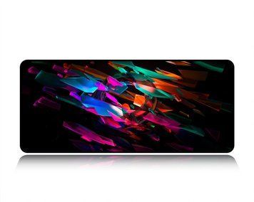 Ігрова поверхня Work Place GAME NEON GLASS 89 &mdash; стильний desk mat у neon glass стилі