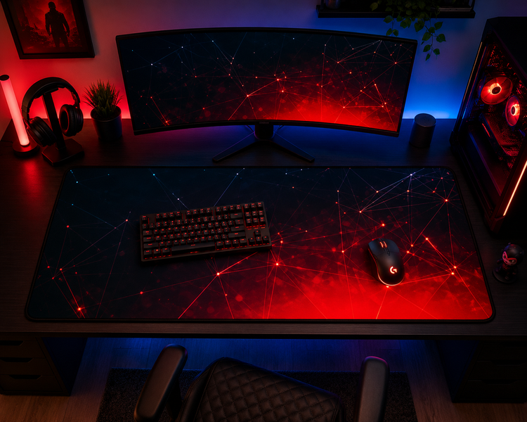Игровая поверxность Work Place GAME RED WEB 300x500 мм 671722755 фото