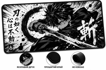 Игровая поверхность DRAX GAME MANGA SAMURAI 500&times;300 мм d-3563 фото