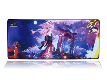 Большой коврик для мышки Work Place Shop Anime Genshin Impact Яэ Мико 799380205 фото