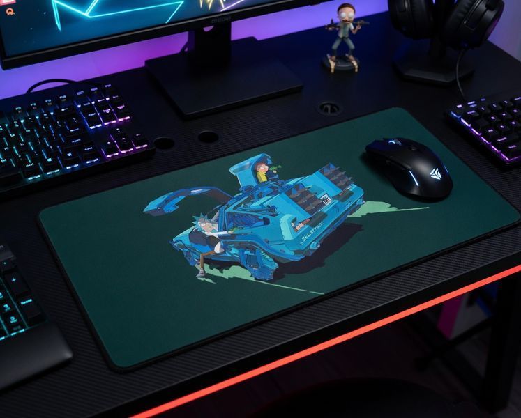 Килимок для миші Work Place MT DOC RICK & MORTY MIN для роботи та геймінгу