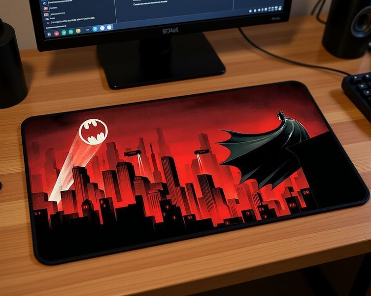 Великий килимок для миші Work Place DC БЕТМЕН gaming desk mat для клавіатури та мишки