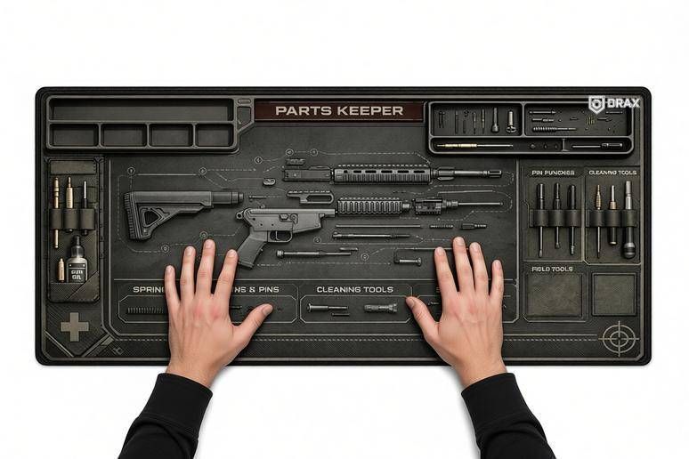Килимок для чищення зброї 900х400 мм Work Place Field Service Mat BT-0420 фото